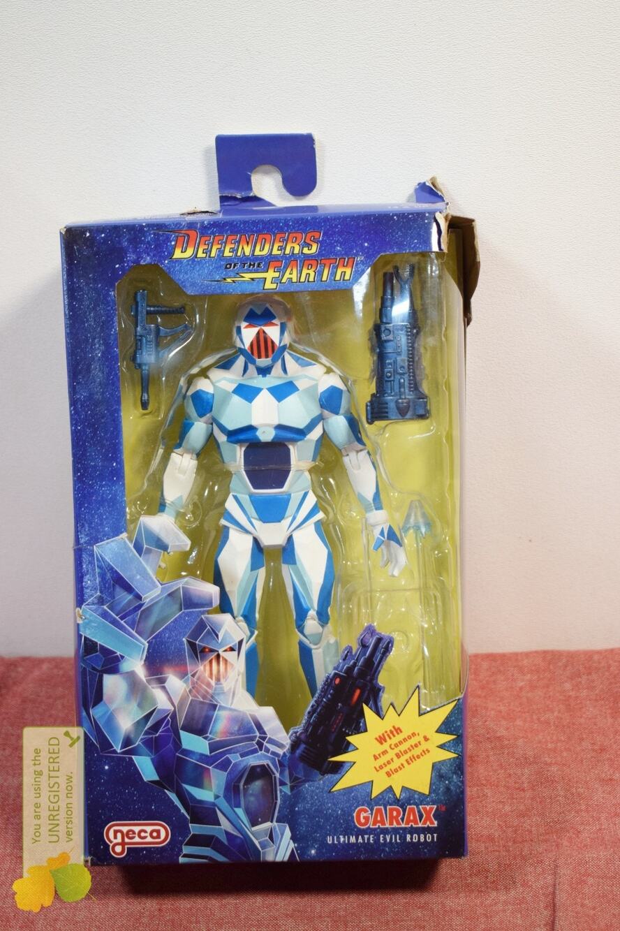 NECA King Features Defenders of the Earth Series Garax 7" Figure (Pack Wear)